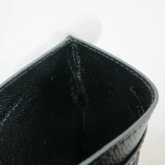 Saint Laurent Yves leather Wallet pink black or - Picture 9 of 10